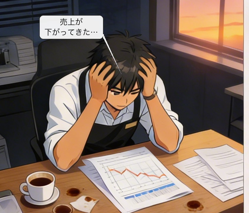 AI経営アドバイザー 漫画コマ1