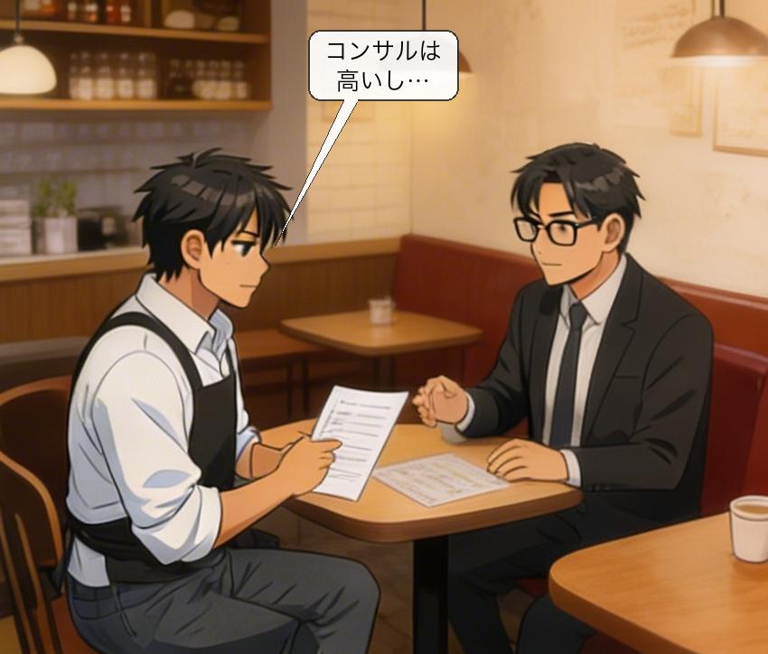 AI経営アドバイザー 漫画コマ2