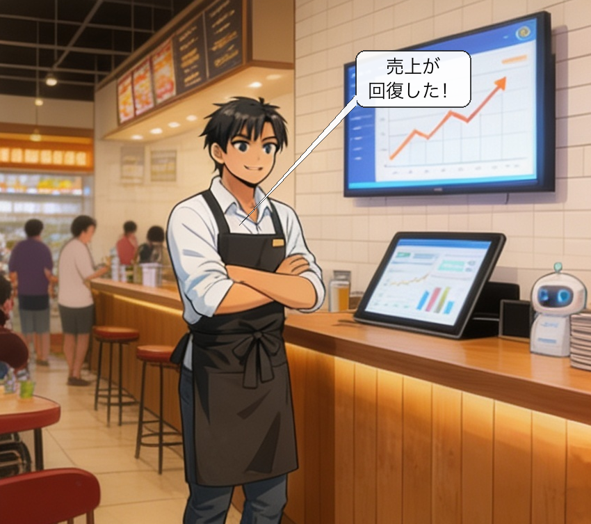 AI経営アドバイザー 漫画コマ6