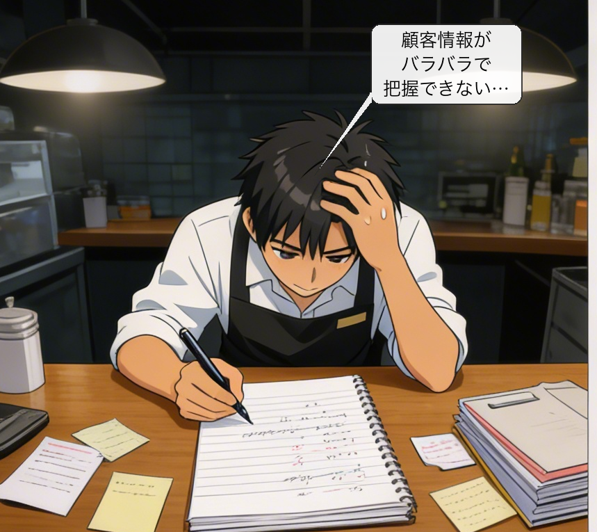 顧客一元管理 漫画 コマ1