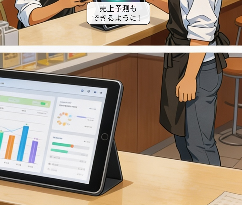 回数券デジタル管理の仕組みを解説する漫画 コマ6