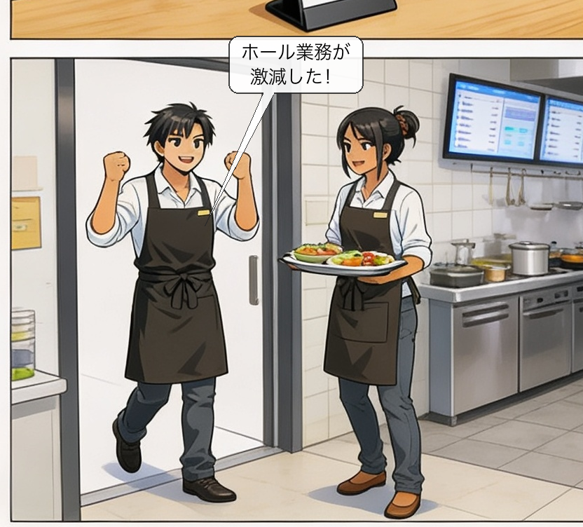 LINE注文自動化の仕組みを解説する漫画 コマ5